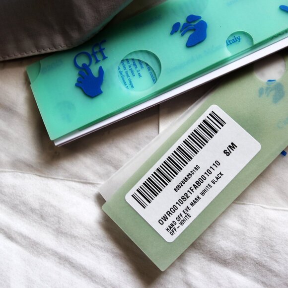 BNWT SS21 OFF-WHITE HAND OFF EVE MASK S/M - Picture 5 of 6